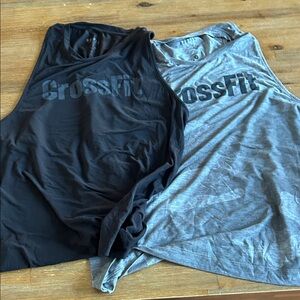 NOBULL Black and Gray Tank Tops workout